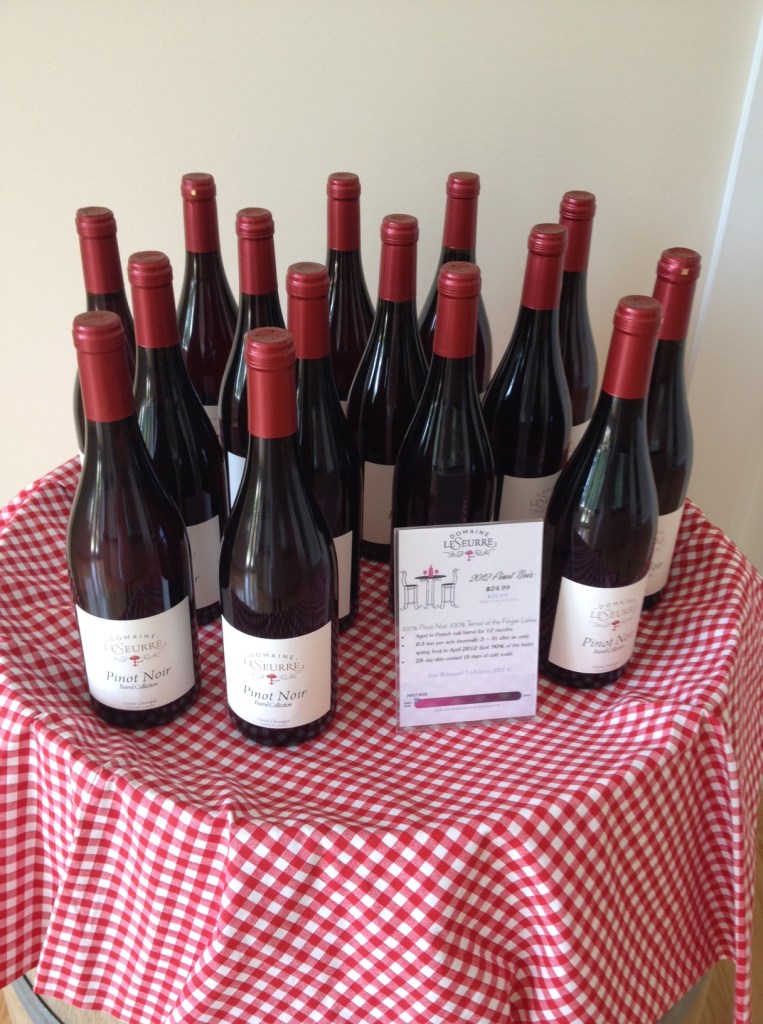 Domaine LeSeurre released their first red wine earlier this month, a stunning Pinot Noir.